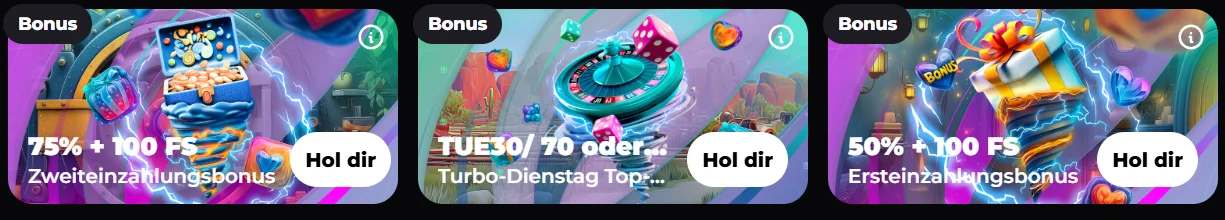 Slotornado casino Boni und Aktionen